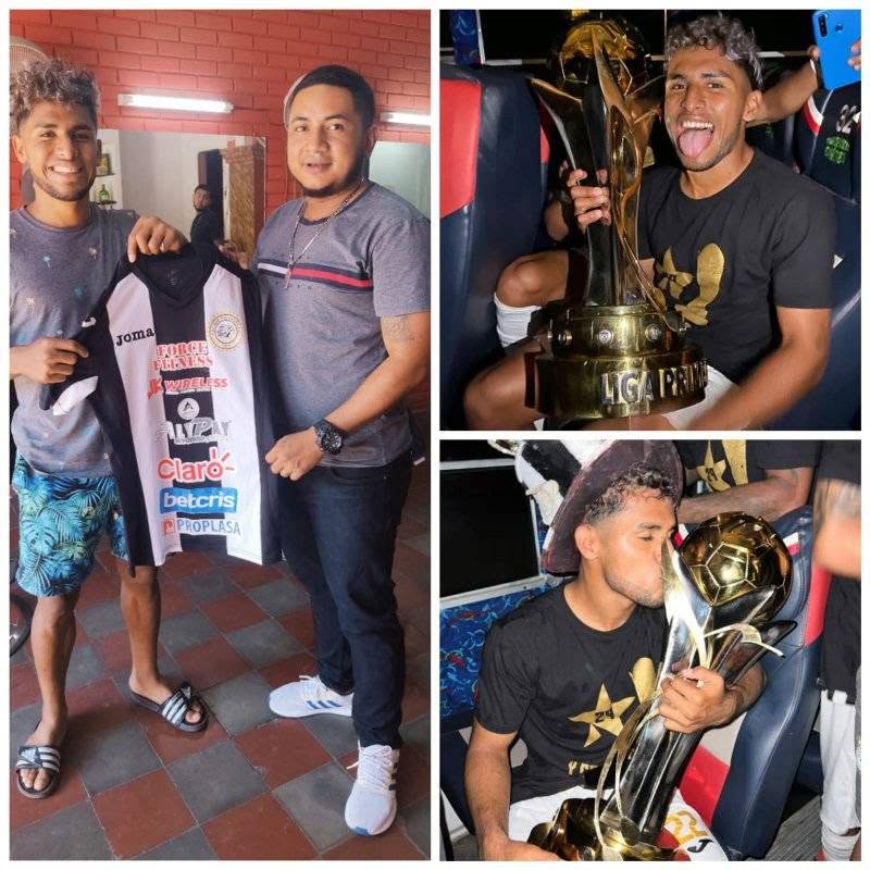 Futbolistas campeones de la Liga Primera, clientes de la barbería
